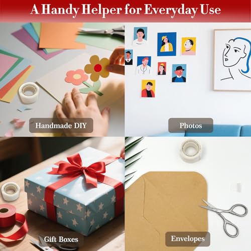 1000-Pack Transparent Adhesive Dots, Double-Sided Removable Glue Points for Balloons and Craft Projects