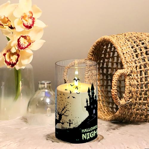 NICEME 7" x 4" Large Waterproof Outdoor Flameless Candles with Remote Control and Timer, Acrylic Outdoor Flickering Candles Battery Operated for Indoor Outdoor Lanterns Patio Porch, Long Lasting 2PCS - color: Ivory + Clear Acrylic, size: D 4" X H 7"