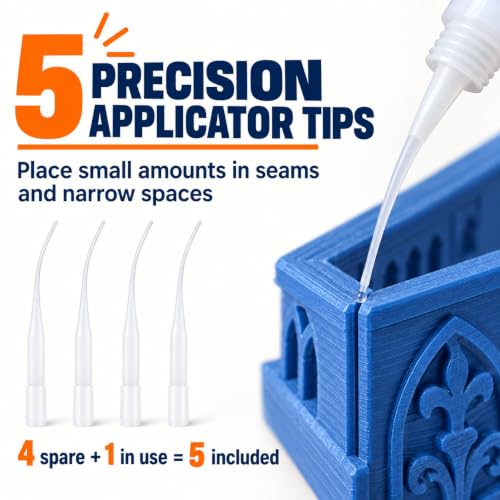 Plastic Glue 30g, Super Glue for Plastic, Strong Fast Drying Clear 3D Printer Glue Heavy Duty Waterproof Adhesive for Toys, Miniatures, Model, Acrylic, PVC, PLA, ABS,PETG,TPU - style: Plastic Glue & 3D Printer glue