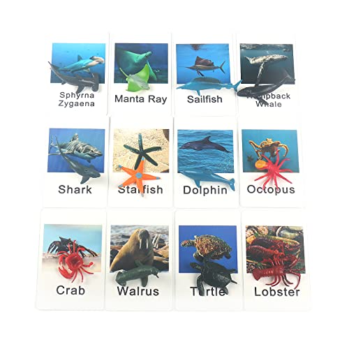 MEROCO Ocean Animals Montessori Matching Game Toys Kids Preschool - style: Marine Animal