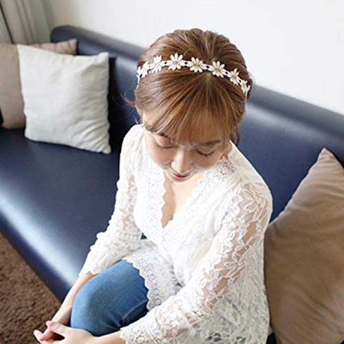 Honbay 5 Yards Decorating Lace Embroidered Trim Ribbons for Sewing or Craft Decoration (Daisy) - color: Daisy