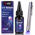 LET'S RESIN UV Resin Kit with Light, Bonding&Curing in Seconds, 30g