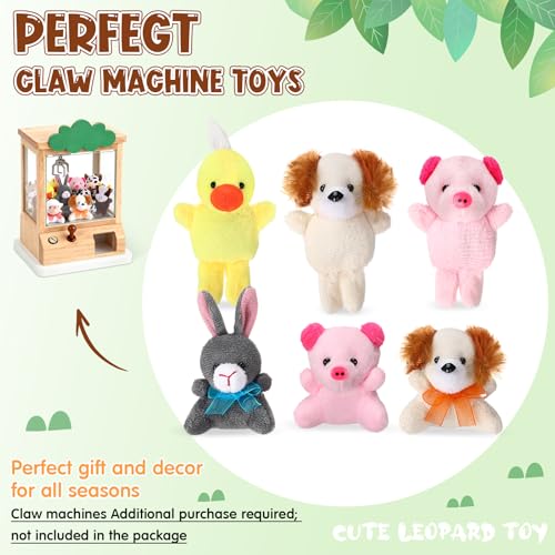 Zhanmai 100 Pcs Mini Farm Stuffed Animals Keychain Bulk Set - style: Farm Animals