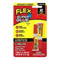 Flex Super Glue Liquid Instant Bond Adhesive, Clear, 2 x 3g Tubes, 1-Pack - size: 1-Pack, style: 1 - Pack