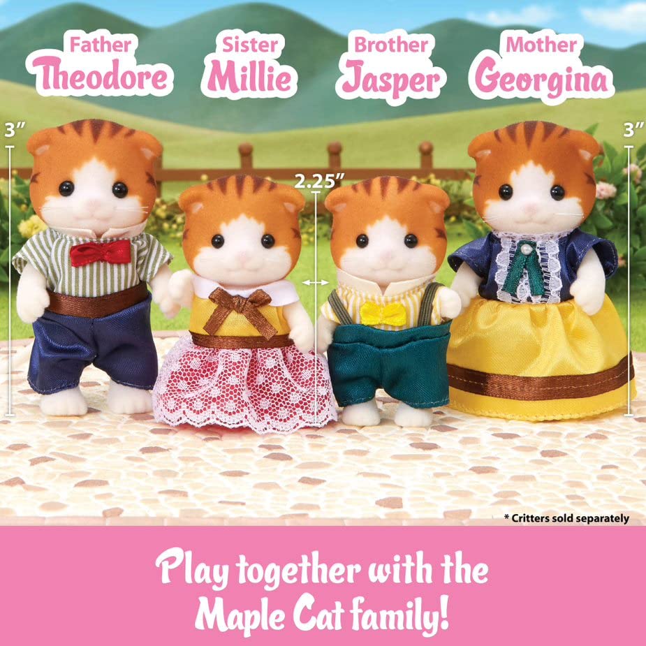Calico Critters Maple Cat Twins - style: Maple Cat Twins