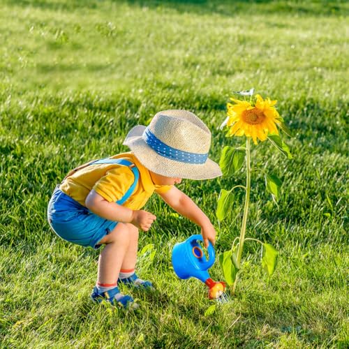 TOYANDONA 3pcs Toy Watering Can for Kids - Plastic Watering Cans Garden Flower Water Pot for Spring Summer Outdoor Bath Beach Sand Toys (Random Color)
