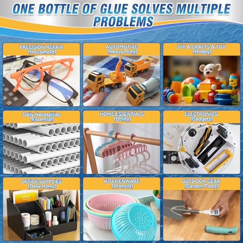 Plastic Glue for Models & Miniatures, Strong Bond, 60g Total (2×30g)