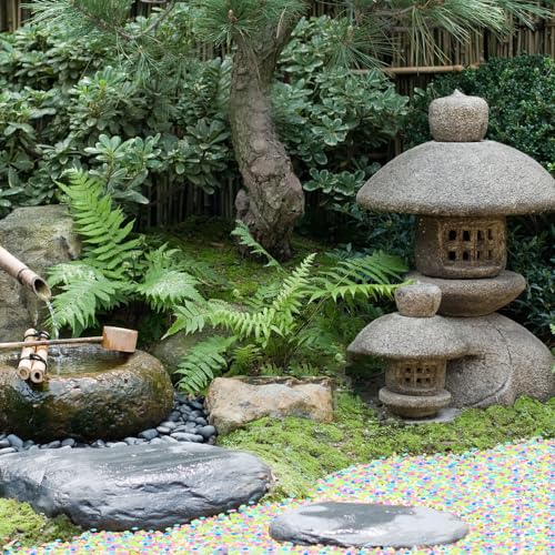M METERXITY 200-Pack Glow in The Dark Rocks, 0.79" Resin Outdoor Garden Decorations Luminous Pebbles Stones for Garden Plants/Aquarium/Backyard Path, Aquarium Gravel [Yellow] - color: Yellow