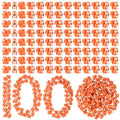 100 Pcs 2.1 x 1.4 cm Mini Squirrel Figurines Decor - style: 100 Pcs Classic