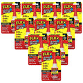 Flex Super Glue Gel, 20 Gram Bottle, 10-Pack, Clear, Instant Bond, Quick Dry, Cyanoacrylate Adhesive, Precision Tip for Wood, Metal, Plastic, Crafts, Ceramic, and Toy Repairs - size: 10-Pack, style: Gel 20 Gram Bottle