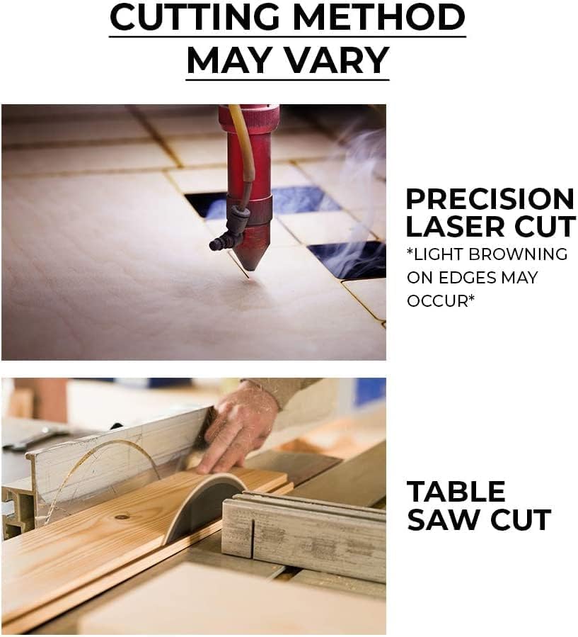 Basswood Sheets for Crafts 16Pcs 12" x 12" x 1/12 Inch- 2mm Thick Plywood Sheets with Smooth Surfaces-Unfinished Squares Wood Boards for Laser Cutting, Wood Burning, Architectural Models, Staining… - size: 16 Pieces 12"x12"x1/12"