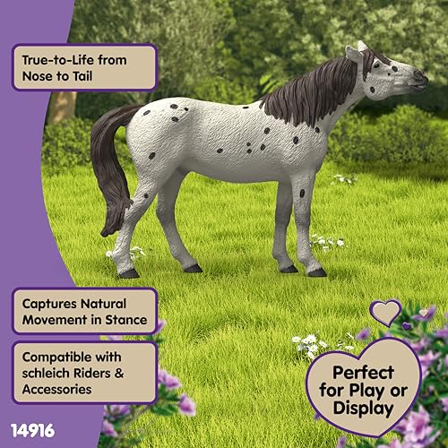 Schleich Horse Club - Knabstrupper Gelding Toy Figurine - Kids 5+ | 14916