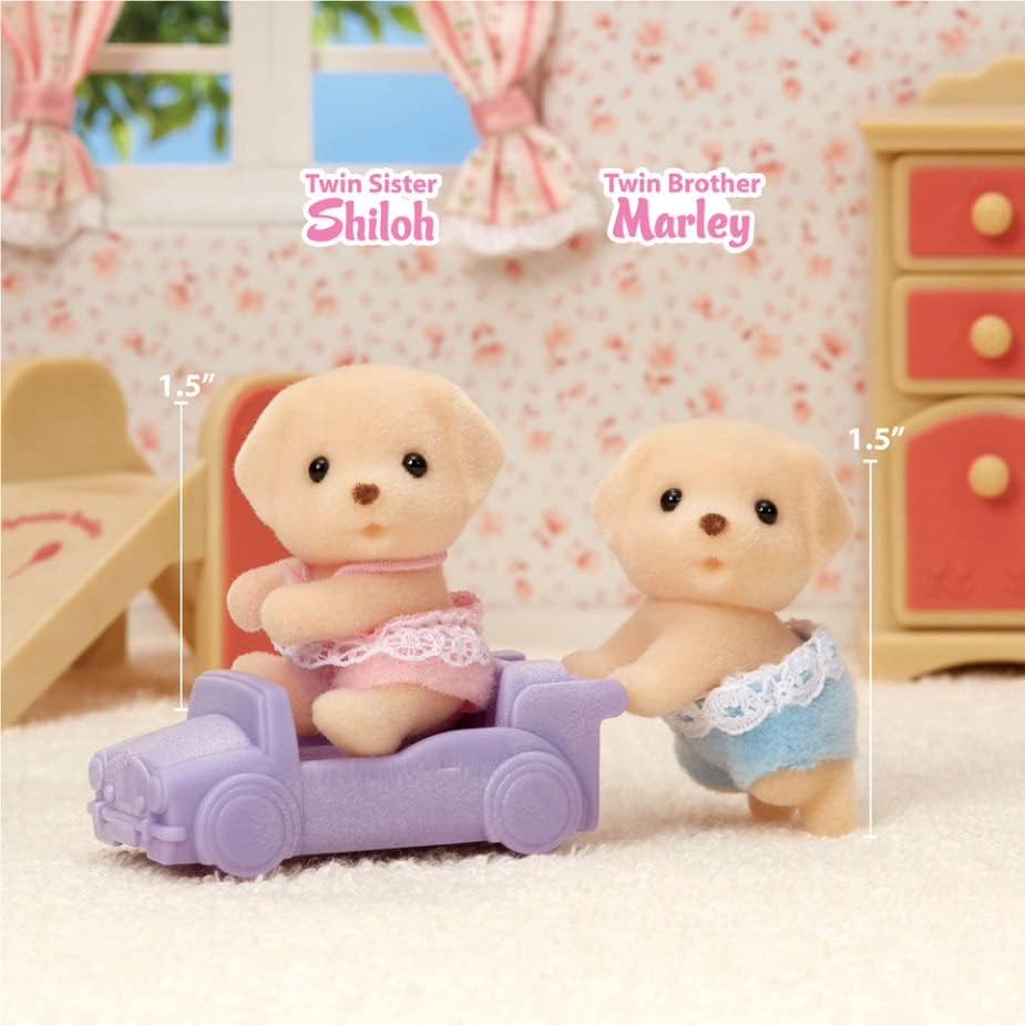 Calico Critters Yellow Labrador Twins - style: Yellow Labrador Twins