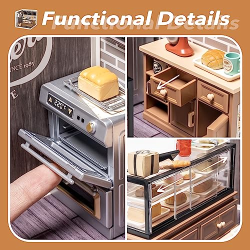 Rolife Super Creator DIY Plastic House Building Set (Golden Wheat Bakery) - style: Toasted Bakery