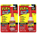Flex Super Glue Gel, 20 Gram Bottle, 2-Pack, Clear, Instant Bond, Quick Dry, Cyanoacrylate Adhesive, Precision Tip for Wood, Metal, Plastic, Crafts, Ceramic, and Toy Repairs - size: 2-Pack, style: Gel 20 Gram Bottle