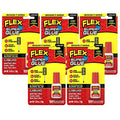 Flex Super Glue Liquid, 10 Gram Brush-On Bottle, 5-Pack, Clear, Instant Bond, Quick Dry, Cyanoacrylate Adhesive, Precision Brush for Wood, Metal, Plastic, Crafts, Ceramic, and Toy Repairs - size: 5-Pack, style: Liquid 10 Gram Brush Top