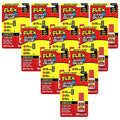 Flex Super Glue Liquid, 10 Gram Brush-On Bottle, 10-Pack, Clear, Instant Bond, Quick Dry, Cyanoacrylate Adhesive, Precision Brush for Wood, Metal, Plastic, Crafts, Ceramic, and Toy Repairs - size: 10-Pack, style: Liquid 10 Gram Brush Top