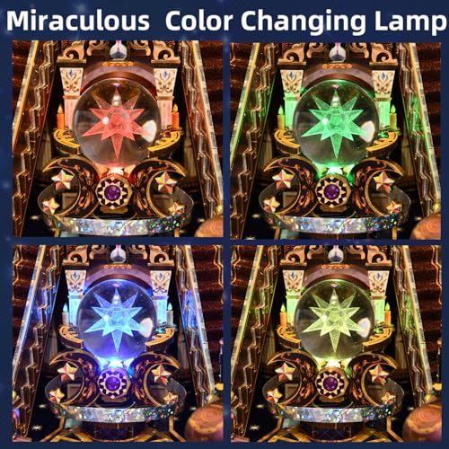 TOYQI Book Nook Kit for Adult, DIY Miniature Dollhouse Kit, Zodiac Signs - color: Zodiac Sign
